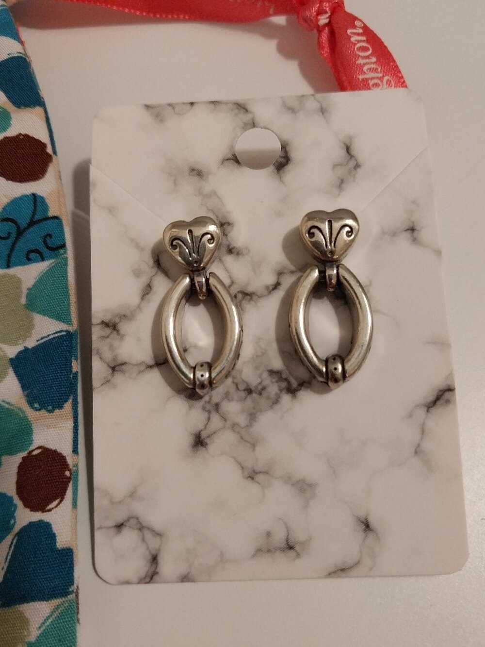 💗Brighton Earrings, "Pompeii" Cloth Bag Gorgeous, NWOT💗
